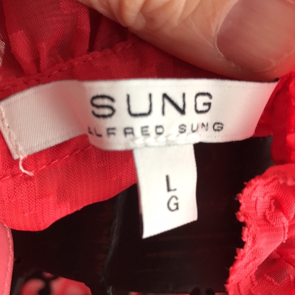 Alfred Sung ladies blouse size large - Picture 4 of 4